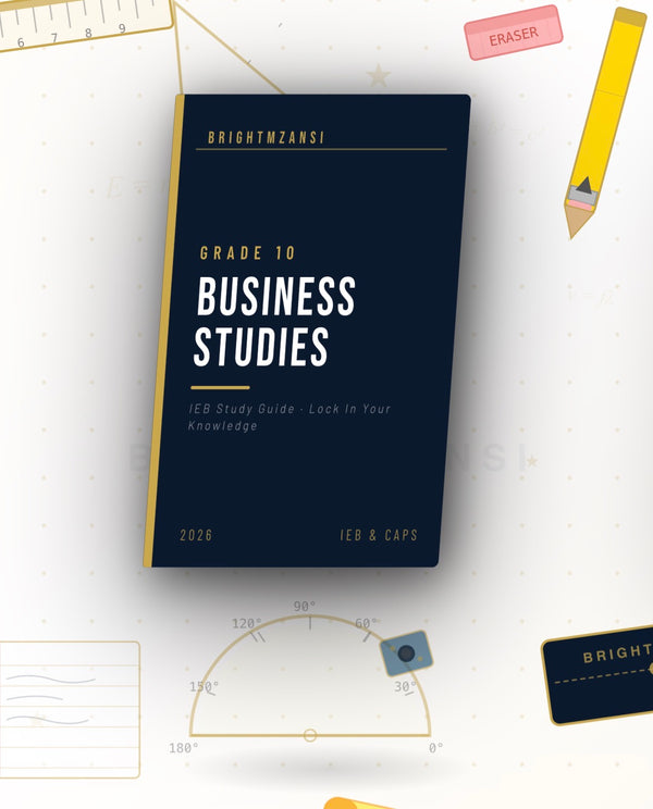 Business Studies Grade 10 Study Guide